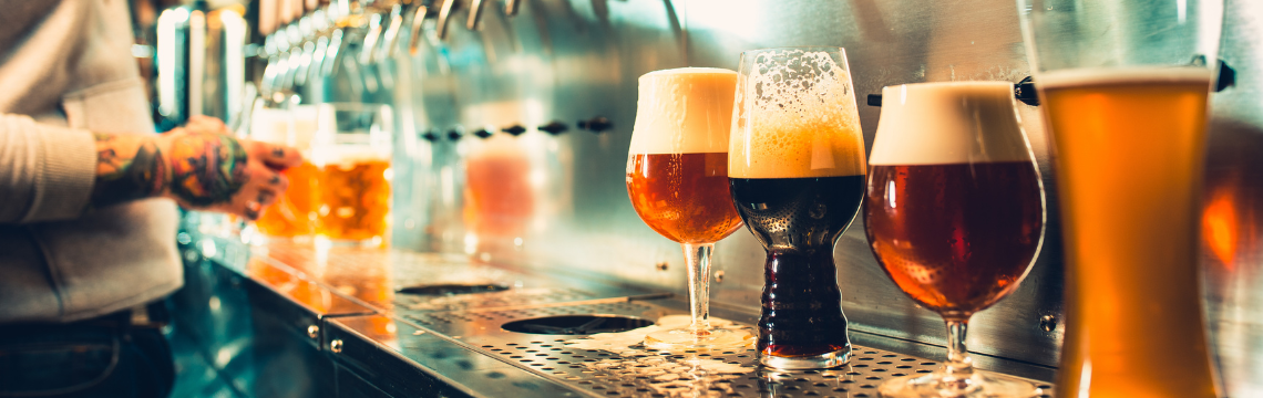 SAP Pinnacle Award: Avalara honored for automating time-consuming tax compliance Four glasses of beer on a bar