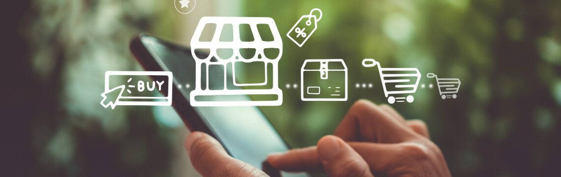 Speedboat pulling wakeboarder off the coast of Florida at sunset.